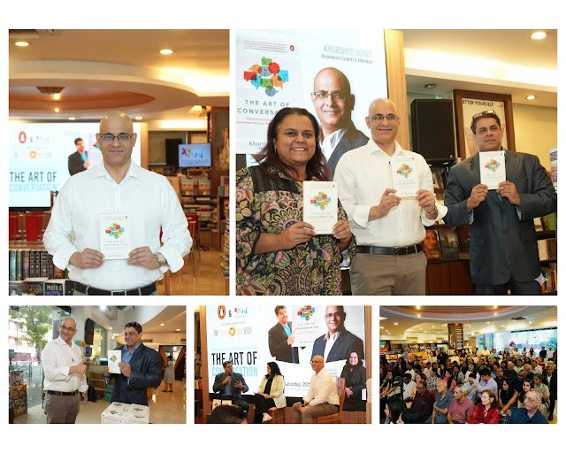 Khurshed Dordi launches The Art of Conversation, published by Penguin Random House India in partnership with The Sunflower Seeds