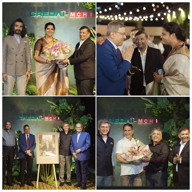 CREDAI-MCHI Felicitates Mumbai Mayor Smt. Ritu Tawde and Advocate General Dr. Milind Sathe; Reaffirms Commitment to Mumbai’s Growth